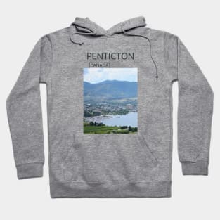 Penticton British Columbia Canada City Skyline Cityscape Souvenir Present Gift for Canadian T-shirt Apparel Mug Notebook Tote Pillow Sticker Magnet Hoodie